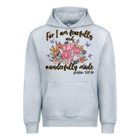 Heather Grey for i am fearfully and wonderfully made Urban Hoodie - MaliasSmallBusiness