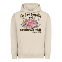 Pigment French Oak for i am fearfully and wonderfully made Urban Hoodie - MaliasSmallBusiness