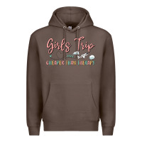 Coffee girls trip cheaper than therapy Premium Hoodie - MaliasSmallBusiness