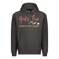 Smoke girls trip cheaper than therapy Premium Hoodie - MaliasSmallBusiness