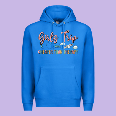 Girls Trip Cheaper Than Therapy Premium Hoodie Designed By Maliassmallbusiness