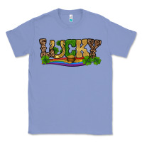 St Patricks Shamrock Gold With Rainbow Classic Tee | Teevron