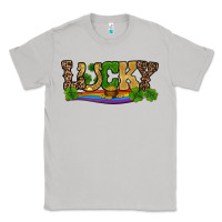 Moon Dust st patricks shamrock gold with rainbow Classic Tee - RanaPortraitStore