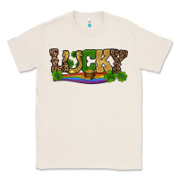 Natural st patricks shamrock gold with rainbow Classic Tee - RanaPortraitStore