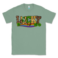 Sage st patricks shamrock gold with rainbow Classic Tee - RanaPortraitStore