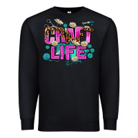 Black craft life Premium Sweatshirt - AdoDesignShop