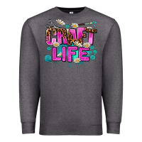 Charcoal Heather craft life Premium Sweatshirt - AdoDesignShop