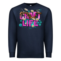 Navy craft life Premium Sweatshirt - AdoDesignShop