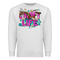 Oatmeal Heather craft life Premium Sweatshirt - AdoDesignShop
