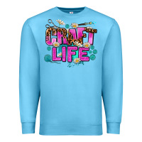 Ocean Blue craft life Premium Sweatshirt - AdoDesignShop