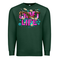 Sports Green craft life Premium Sweatshirt - AdoDesignShop