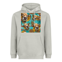Moon Dust western sunflowers cow seamless pattern Heavyweight Hoodie - HRA Design Shop