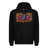 Black Leopard Mimi Lightning Premium Hoodie - RanaPortraitStore