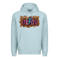 Blue Mist Leopard Mimi Lightning Premium Hoodie - RanaPortraitStore