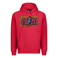 Cardinal Leopard Mimi Lightning Premium Hoodie - RanaPortraitStore