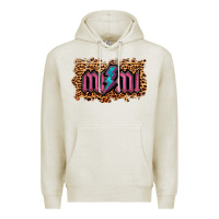 Oatmeal Heather Leopard Mimi Lightning Premium Hoodie - RanaPortraitStore