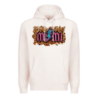 Pale Pink Leopard Mimi Lightning Premium Hoodie - RanaPortraitStore