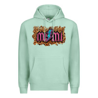 Seafoam Leopard Mimi Lightning Premium Hoodie - RanaPortraitStore