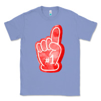 Colony Blue number one foam finger Classic Tee - FaDigitalArtStudio