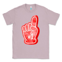 Lilac number one foam finger Classic Tee - FaDigitalArtStudio