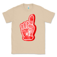 Mushroom number one foam finger Classic Tee - FaDigitalArtStudio
