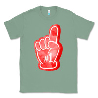 Sage number one foam finger Classic Tee - FaDigitalArtStudio