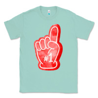 Seafoam number one foam finger Classic Tee - FaDigitalArtStudio