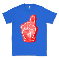 True Royal number one foam finger Classic Tee - FaDigitalArtStudio