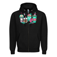 Black dentist coffee cups Zipper Hoodie - Zillion Design Studio