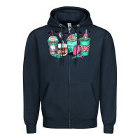Navy dentist coffee cups Zipper Hoodie - Zillion Design Studio