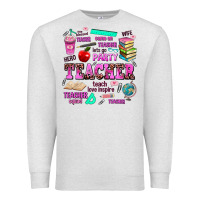 Oatmeal Heather come on teacher lets go party Premium Sweatshirt - AdoDesignShop