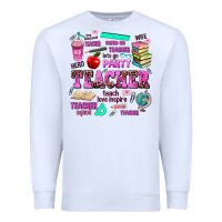 White come on teacher lets go party Premium Sweatshirt - AdoDesignShop