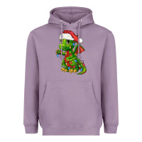 Lavender Christmas Cute Dragon Heavyweight Hoodie - FaDigitalArtStudio