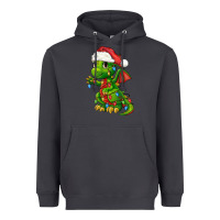 Smoke Christmas Cute Dragon Heavyweight Hoodie - FaDigitalArtStudio