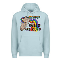 Blue Mist gender roles are dead Premium Hoodie - MaliasSmallBusiness