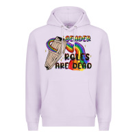 Lilac gender roles are dead Premium Hoodie - MaliasSmallBusiness