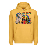 Mustard gender roles are dead Premium Hoodie - MaliasSmallBusiness