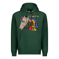 Sports Green gender roles are dead Premium Hoodie - MaliasSmallBusiness