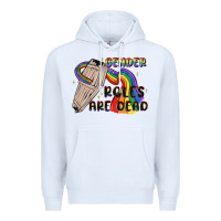 White gender roles are dead Premium Hoodie - MaliasSmallBusiness