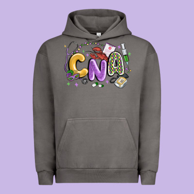 Cna Mardi Gras Urban Hoodie Designed By Maliassmallbusiness