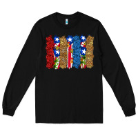 Black puerto rico republic brushstrokes Long Sleeve Tee - RanaPortraitStore