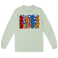 Matcha puerto rico republic brushstrokes Long Sleeve Tee - RanaPortraitStore