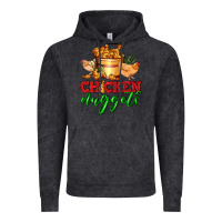 Vintage Black chicken nuggets Vintage Hoodie - AdoDesignShop