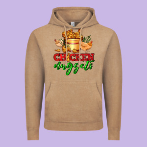 Chicken Nuggets Vintage Hoodie Designed By Adodesignshop