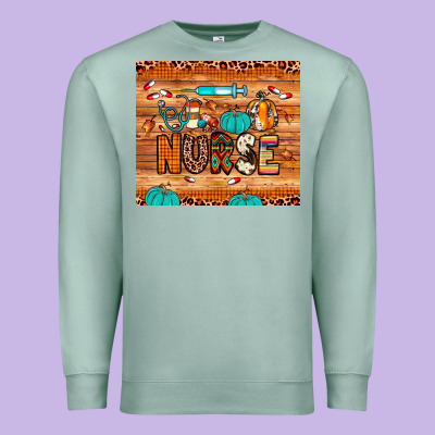 Nurse Fall Premium Sweatshirt Designed By Jahusdesignshop