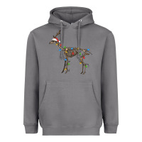 Storm christmas deer skeleton Heavyweight Hoodie - FaDigitalArtStudio