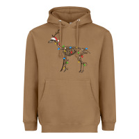 Toasted Coconut christmas deer skeleton Heavyweight Hoodie - FaDigitalArtStudio