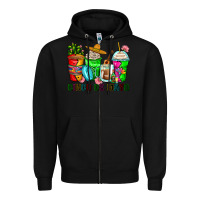 Black cinco de mayo coffee cups Zipper Hoodie - Zillion Design Studio