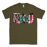 Army Green nicu Classic Tee - Zillion Design Studio