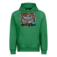 Emerald rodeo kind of girl Urban Hoodie - MaliasSmallBusiness